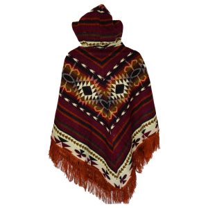 Poncho (Orange Trim)